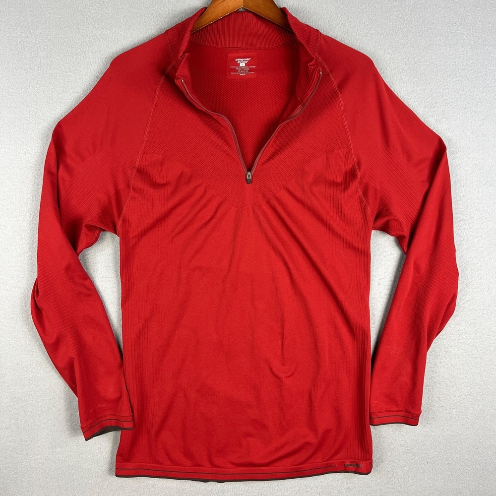 VTG Patagonia 1/4 Zip Womans XL Capilene Midweight Base Layer Stretch 44760